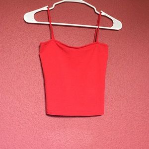 Red Crop Top